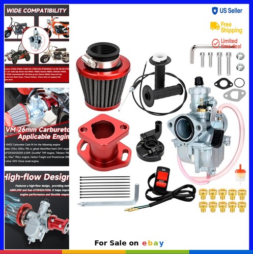 Vm22 carburetor 26mm 212cc - 26mm,