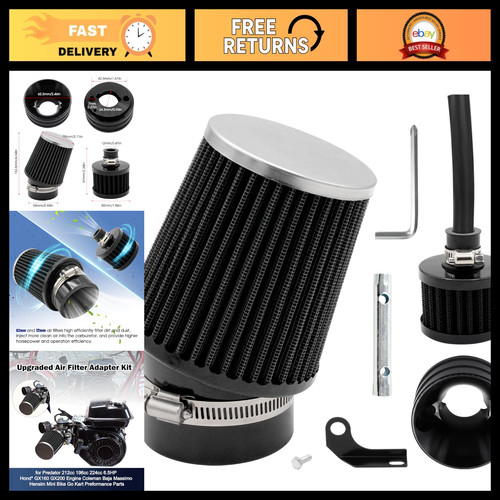 Mini bike air filter - air, adapter